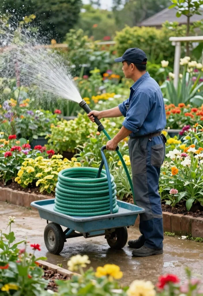 10 Best Hose Reel Models That Will Never Leak 10. Mind Reader Hose Cart Portable and Practical 0