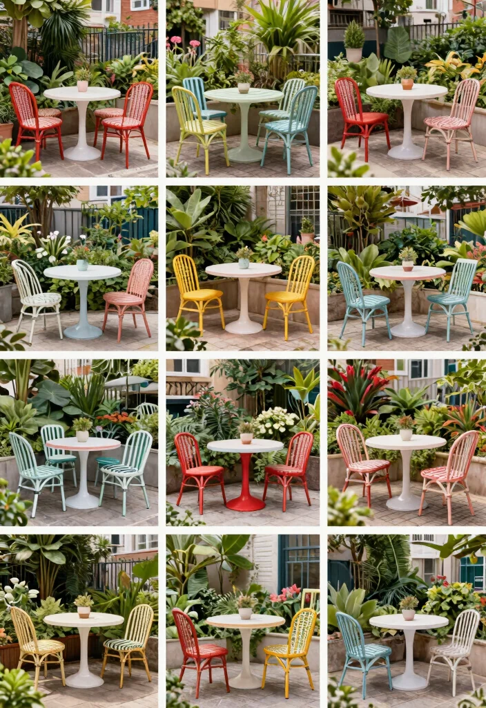 11 Bright Bistro Set Color Ideas to Pop in Your Yard Conclusion 0