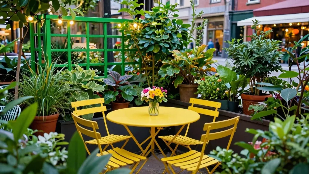 11 Bright Bistro Set Color Ideas to Pop in Your Yard