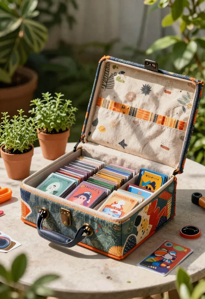 11 Cool MTG Deck Box Ideas for Magic Players Custom 10. Fabric Deck Box 0