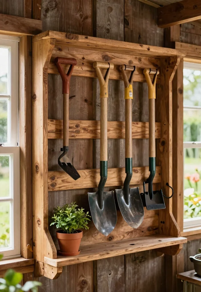 11 Easy DIY Tool Storage Organizing Ideas Shed Upgrades 1 11 Easy DIY Tool Storage Organizing Ideas Shed Upgrades 1. Vertical Wall Mounted Tool Rack 0