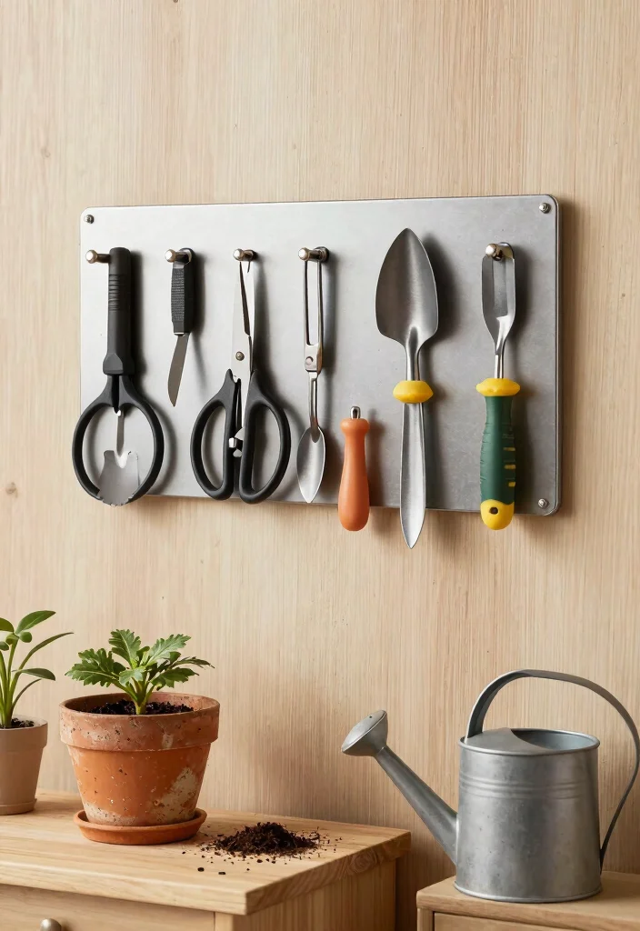 11 Easy DIY Tool Storage Organizing Ideas Shed Upgrades 2 11 Easy DIY Tool Storage Organizing Ideas Shed Upgrades 2. Magnetic Tool Strip 0