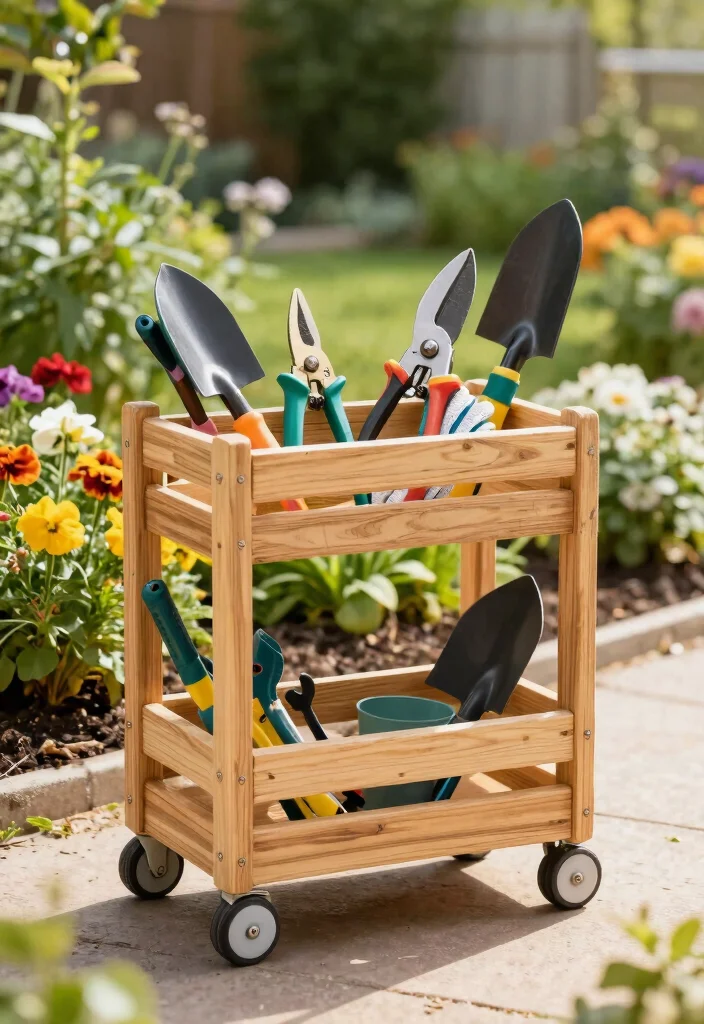 11 Easy DIY Tool Storage Organizing Ideas Shed Upgrades 7 11 Easy DIY Tool Storage Organizing Ideas Shed Upgrades 7. Tool Caddy on Wheels 0