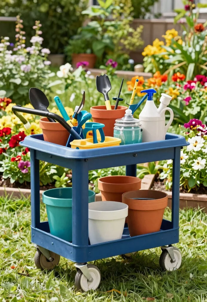 11 Genius Garden Cart Upgrade Ideas DIY Hacks 11. Multi functional Cart 0