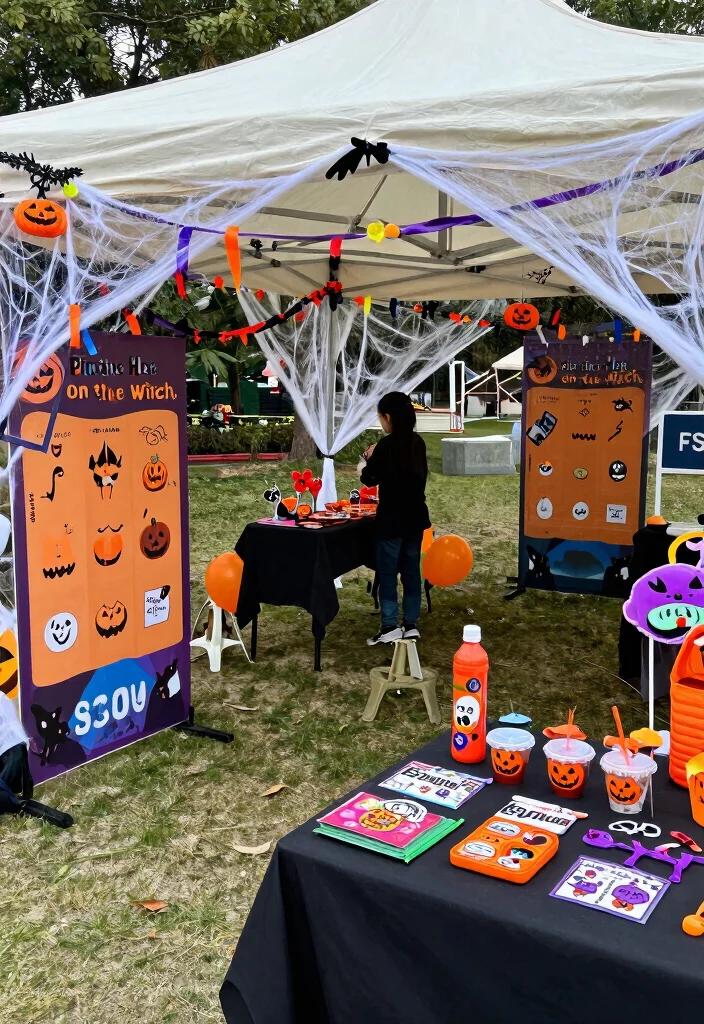 11 Spooky Halloween Canopy Tent Decorating Ideas for Outdoor Movie Nights 6 11 Spooky Halloween Canopy Tent Decorating Ideas for Outdoor Movie Nights 6. Interactive Games Zone 0