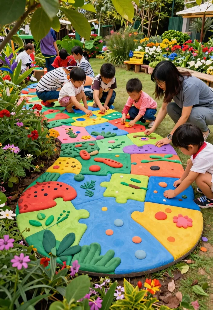 11 Stunning Garden Pottery Sculpture Ideas (Clay Art) 11 11 Stunning Garden Pottery Sculpture Ideas Clay Art 11. Interactive Clay Puzzles 0