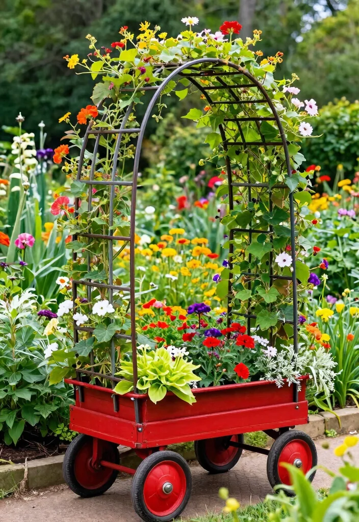 13 Contemporary Metal Garden Sculpture Ideas Industrial Vibe 10. Garden Trellis Designs 0