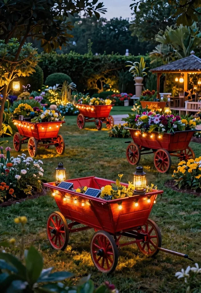 13 Contemporary Metal Garden Sculpture Ideas Industrial Vibe 11. Unique Garden Lighting 0