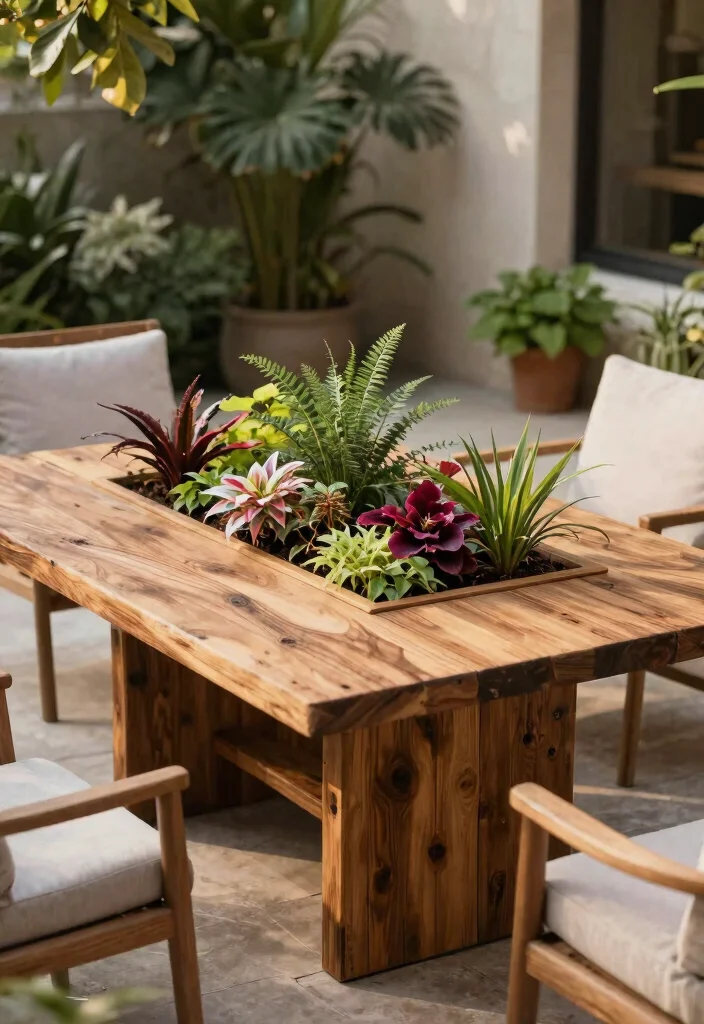 13 DIY Deck Planter Box Ideas for a Green Patio 13 13 DIY Deck Planter Box Ideas for a Green Patio 13. Multi functional Planter Tables 0