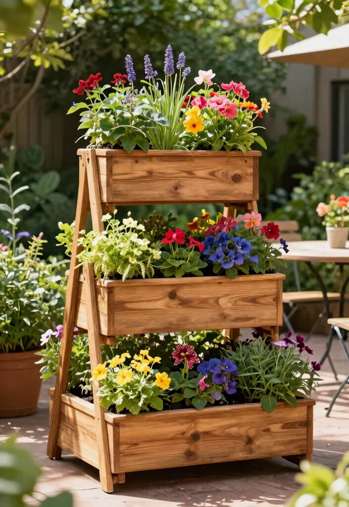13 DIY Deck Planter Box Ideas for a Green Patio 2 13 DIY Deck Planter Box Ideas for a Green Patio 2. Tiered Planter Box 0