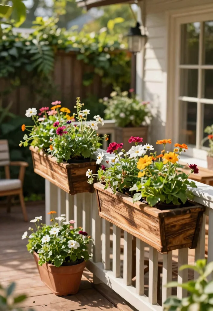 13 DIY Deck Planter Box Ideas for a Green Patio 8 13 DIY Deck Planter Box Ideas for a Green Patio 8. Window Box Planters 0