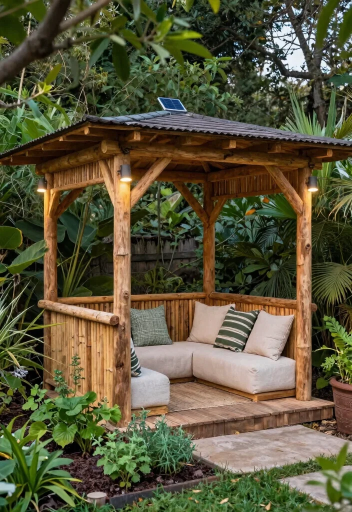13 Luxury Canopy Outdoor Gazebo Patio Ideas Dreamy 13. Eco Friendly Oasis 0