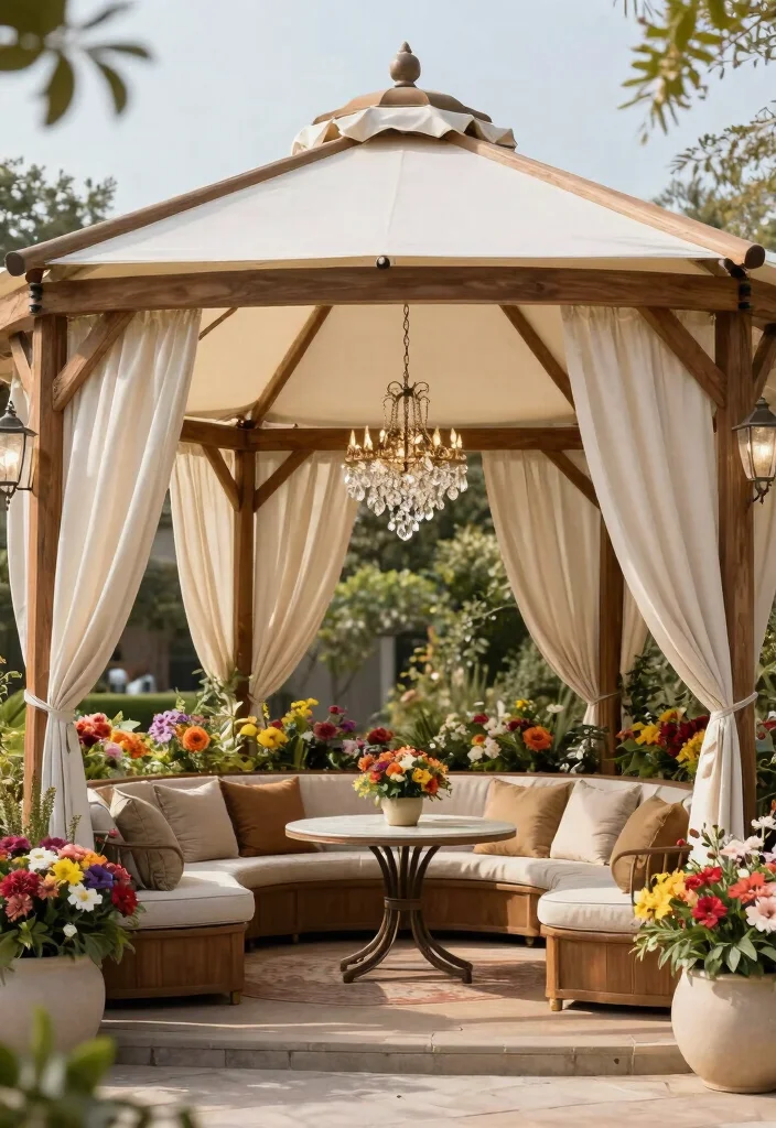 13 Luxury Canopy Outdoor Gazebo Patio Ideas Dreamy 4. Chic Canopy Overlap 0