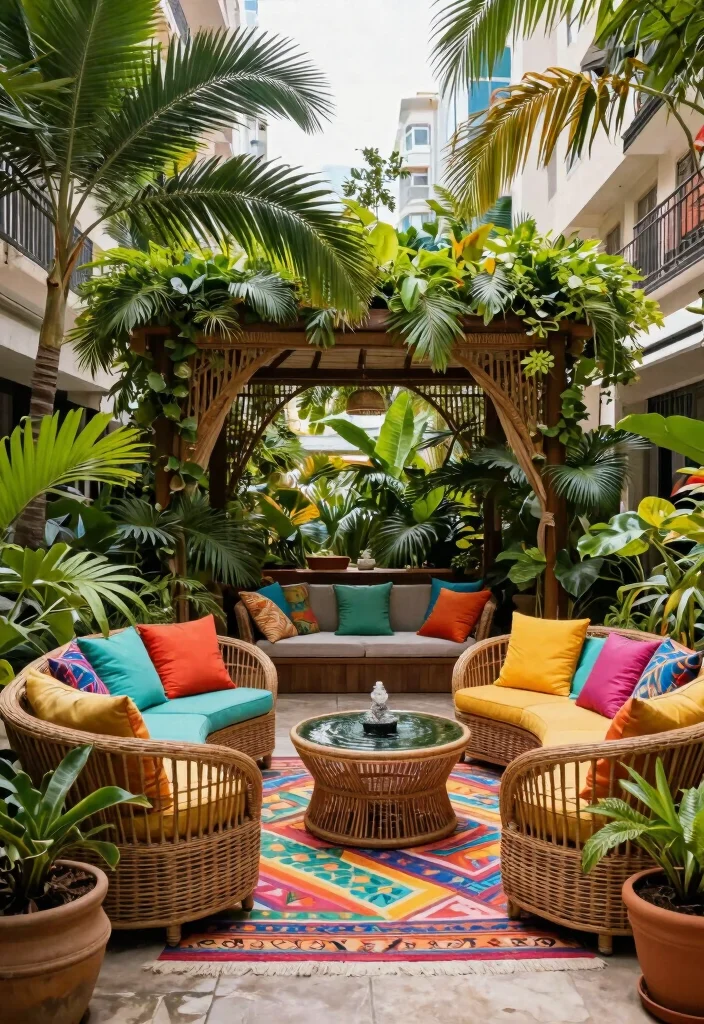 13 Luxury Canopy Outdoor Gazebo Patio Ideas Dreamy 5. Tropical Oasis Escape 0