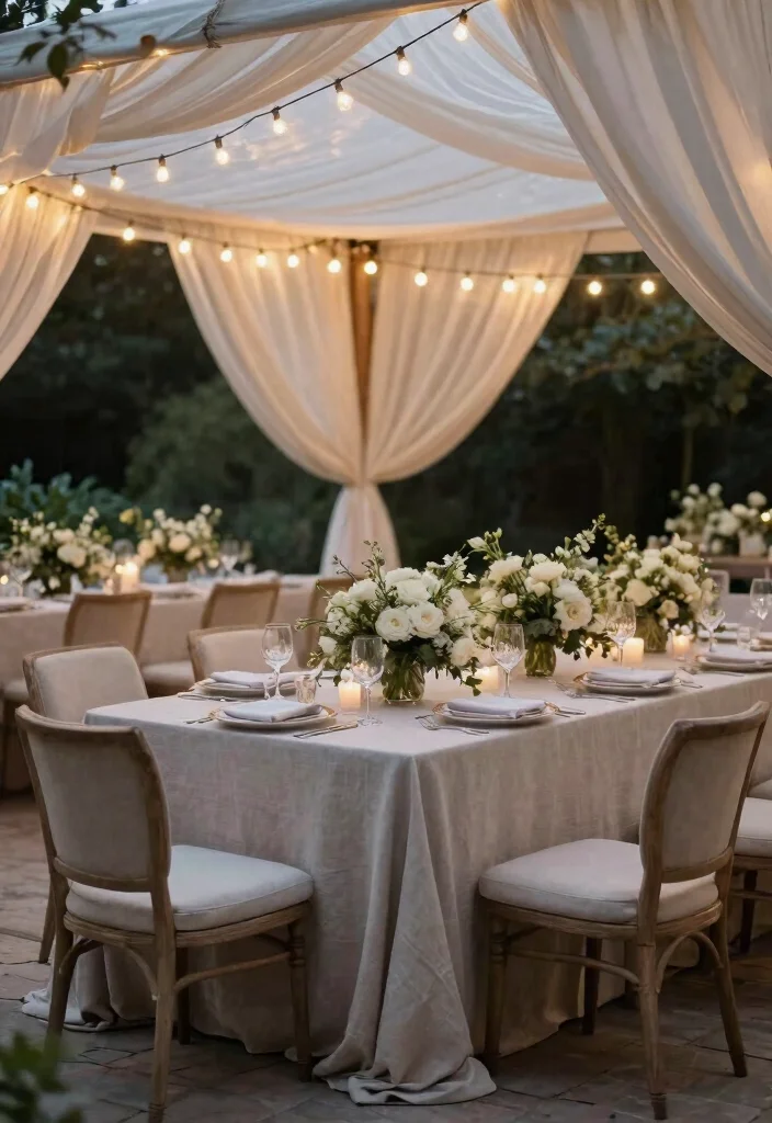 13 Luxury Canopy Outdoor Gazebo Patio Ideas Dreamy 6. Elegant Dining Al Fresco 0