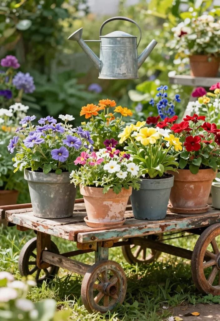 15 Beautiful Outdoor Garden Trolley Inspiration Photos 1 15 Beautiful Outdoor Garden Trolley Inspiration Photos 1. Rustic Wooden Charm 0