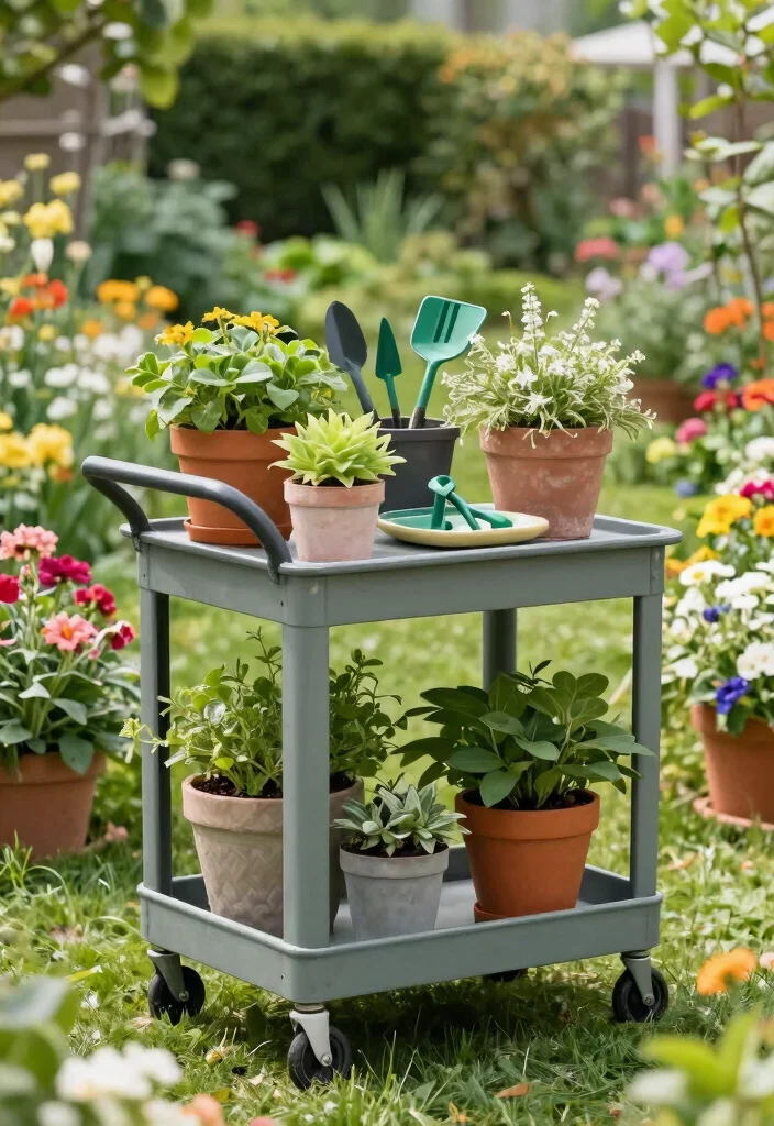 15 Beautiful Outdoor Garden Trolley Inspiration Photos 15 15 Beautiful Outdoor Garden Trolley Inspiration Photos 15. Multi Purpose Garden Trolley 0