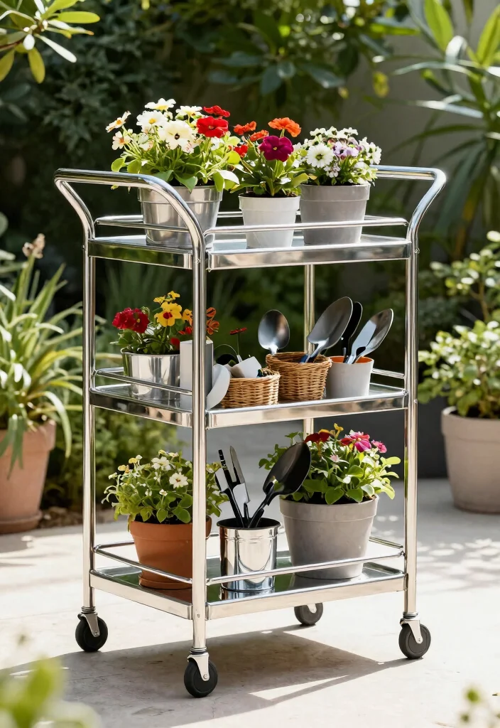 15 Beautiful Outdoor Garden Trolley Inspiration Photos 2 15 Beautiful Outdoor Garden Trolley Inspiration Photos 2. Crisp Metal Modernity 0