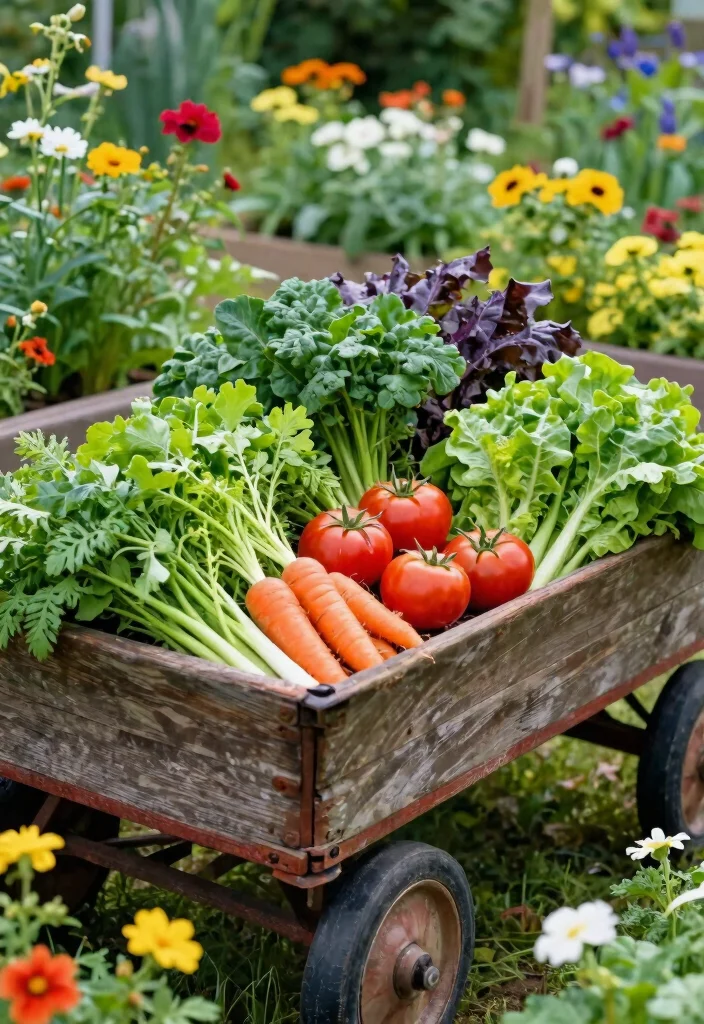 15 Clever Old Wagon Garden Ideas Upcycle Inspiration 11. Wagon Walls for Raised Garden Beds 0