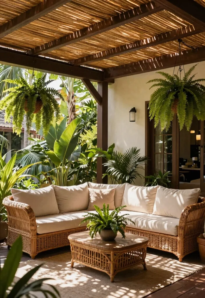 15 Cozy Porch Canopy Ideas: Patio Shade Solutions for Eco-Friendly Outdoor Living 2 15 Cozy Porch Canopy Ideas Patio Shade Solutions for Eco Friendly Outdoor Living 2. Bamboo Shade Roof 0