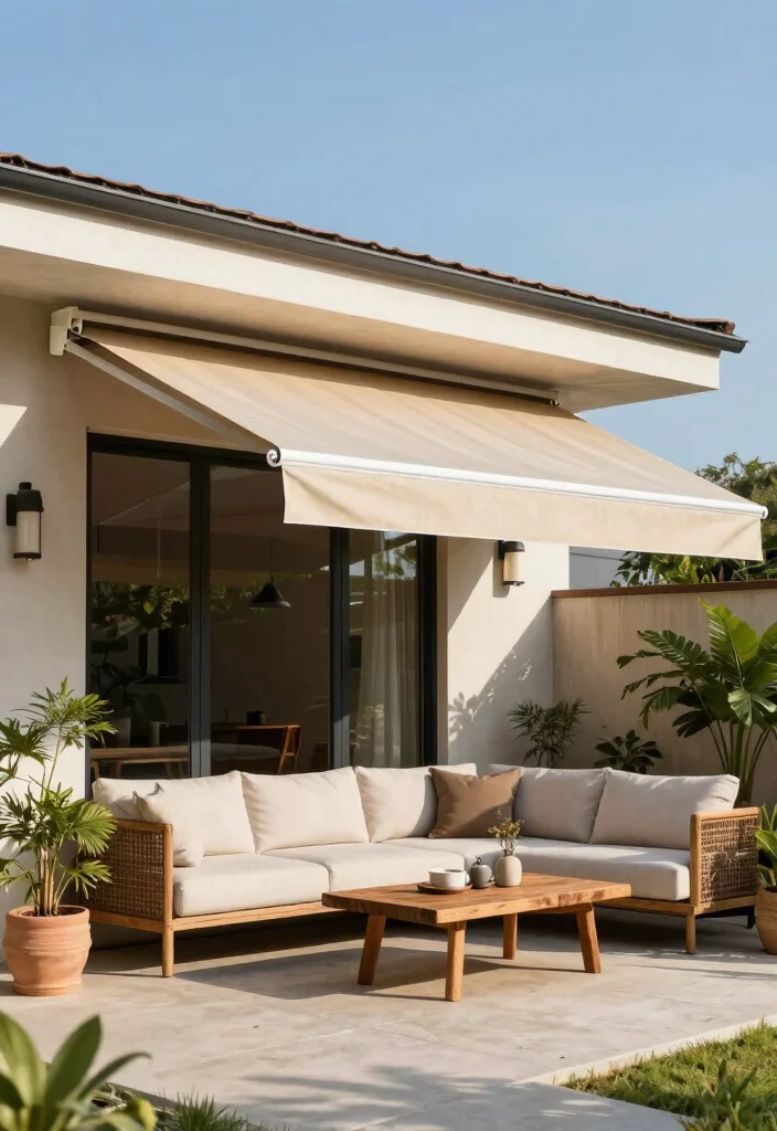 15 Cozy Porch Canopy Ideas: Patio Shade Solutions for Eco-Friendly Outdoor Living 3 15 Cozy Porch Canopy Ideas Patio Shade Solutions for Eco Friendly Outdoor Living 3. Retractable Shade Awnings 0