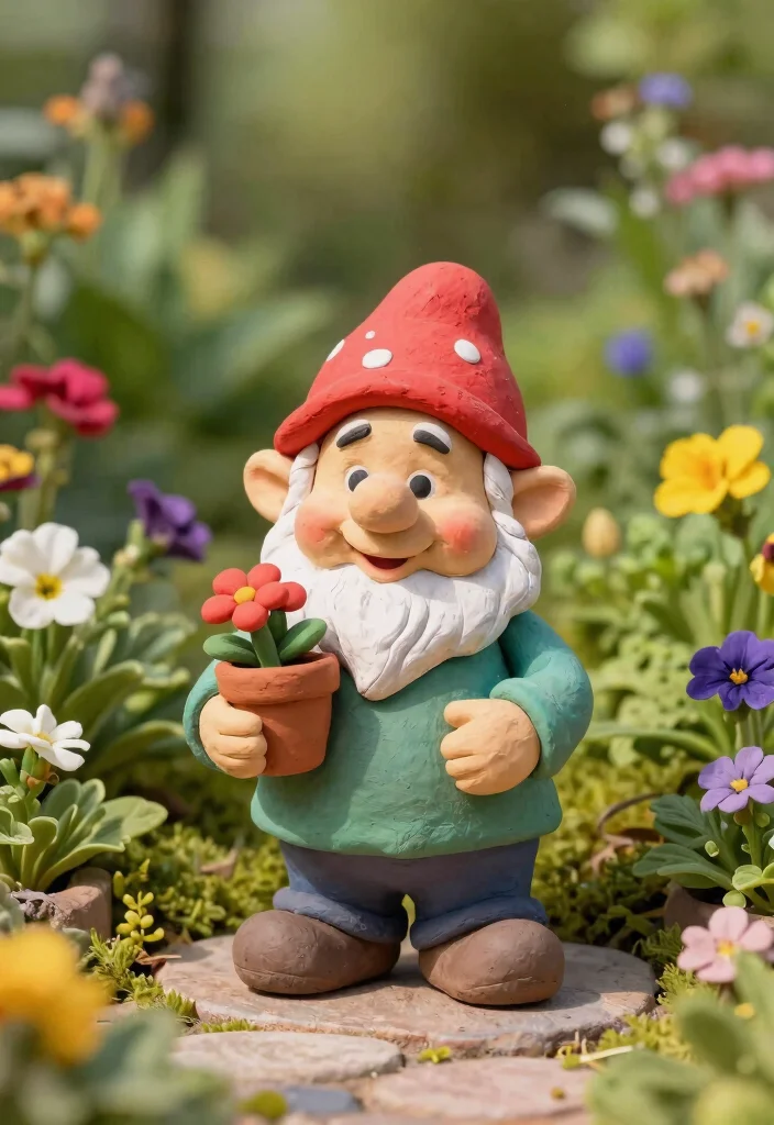 15 Creative DIY Garden Sculpture Ideas Budget Art 3. Whimsical Garden Gnome 0