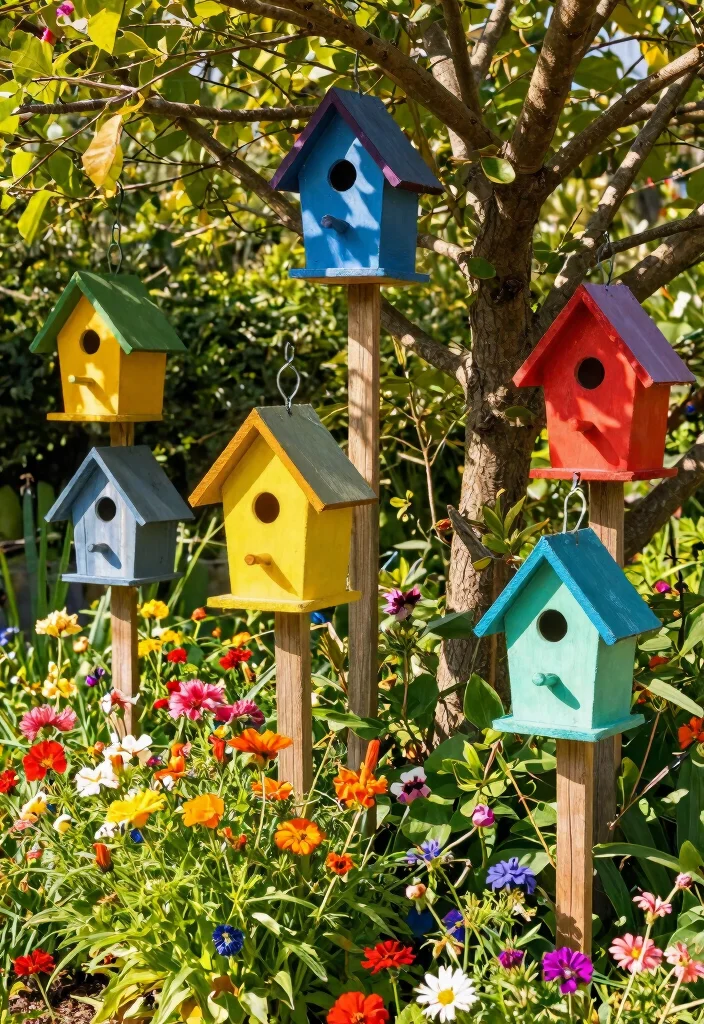 15 Creative DIY Garden Sculpture Ideas Budget Art 7. Birdhouse Haven 0