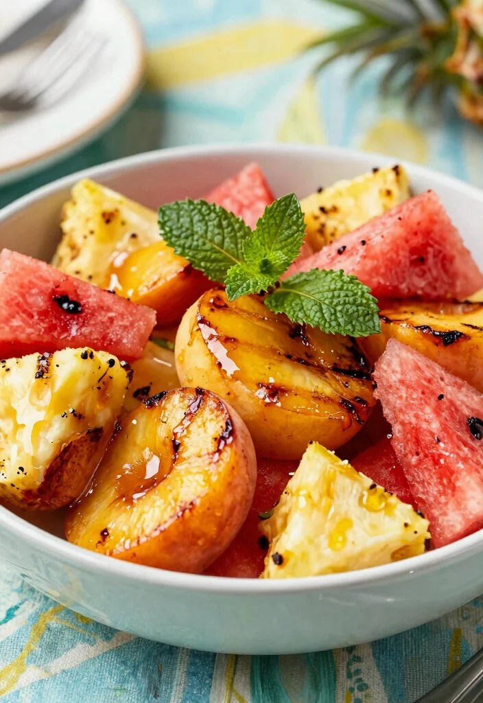 15 Delicious Electric Grill Cooking Ideas Quick Meals 5. Grilled Fruit Salad 0