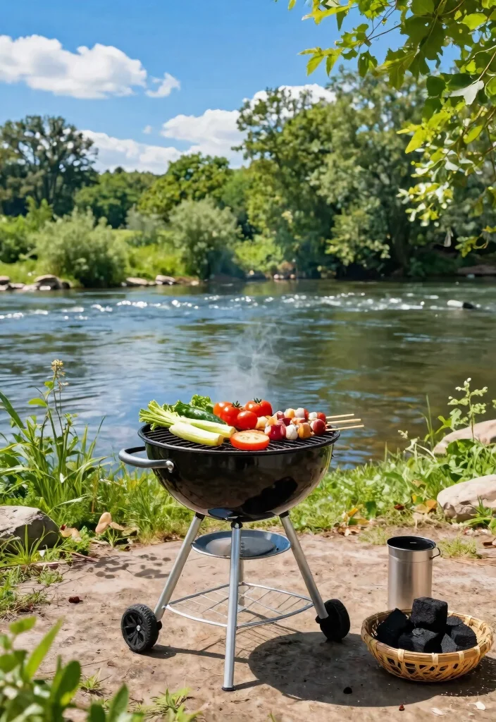 15 Fun Portable BBQ Grill Ideas for Camping Trips 1. Compact Charcoal Grill 0
