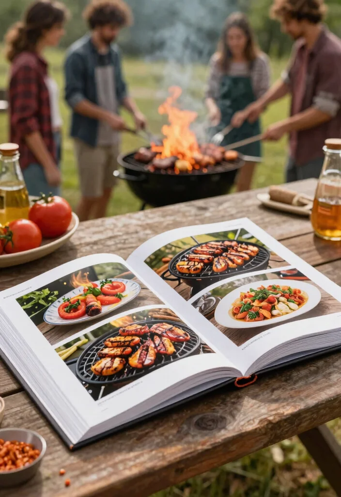 15 Fun Portable BBQ Grill Ideas for Camping Trips 15. Grilling Recipe Book 0