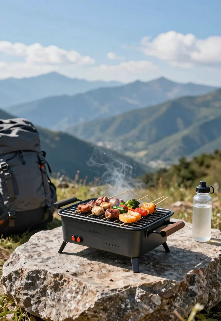 15 Fun Portable BBQ Grill Ideas for Camping Trips 7. Pocket Sized Grill 0