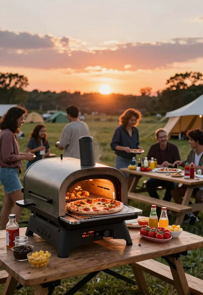 15 Fun Portable BBQ Grill Ideas for Camping Trips 8. Portable Pizza Oven 0