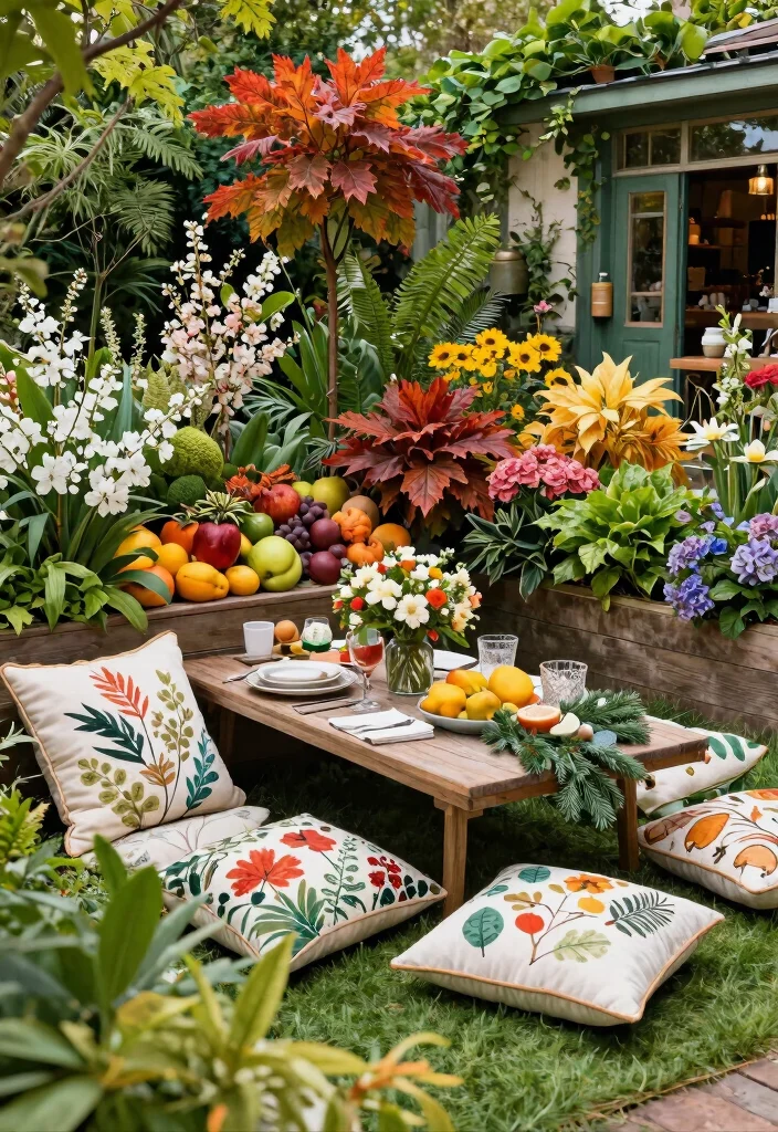 15 Romantic Bistro Set in Garden Ideas Cozy Nooks 13. Seasonal Touches 0