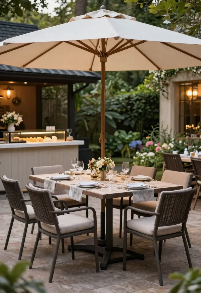 15 Romantic Bistro Set in Garden Ideas Cozy Nooks 15. Outdoor Dining Experience 0