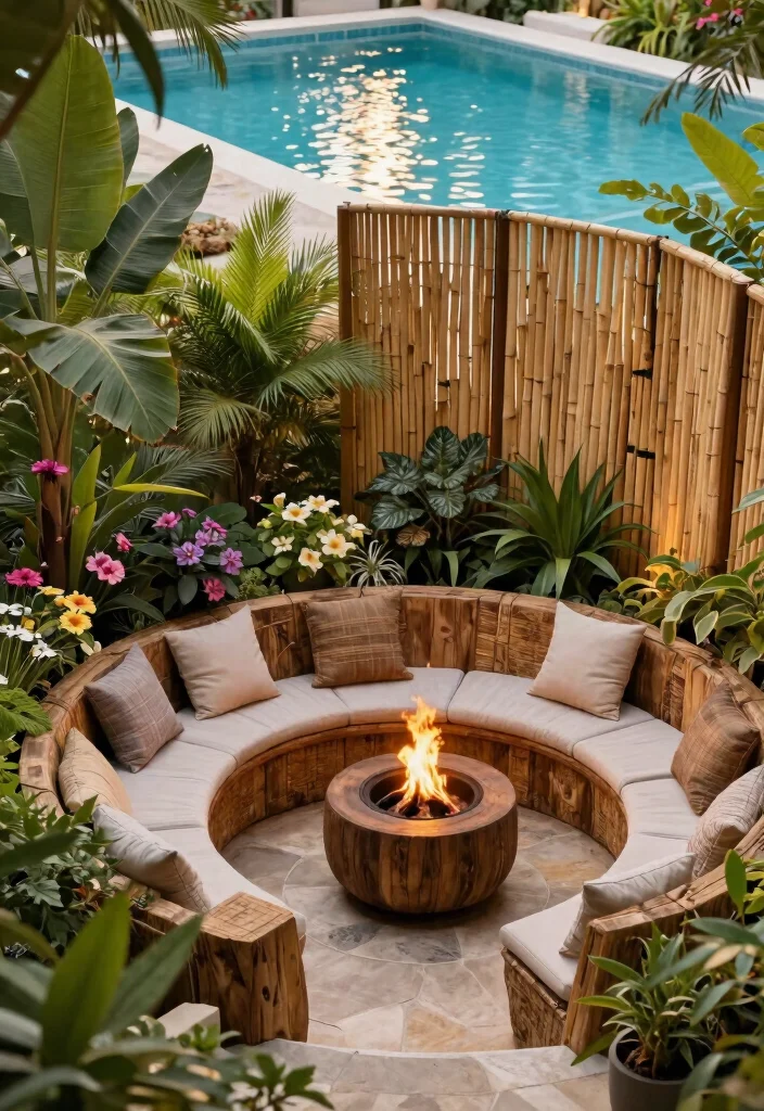 17 Lush Pool Filter Landscaping Ideas Camouflage Tips 8. Relaxation Zones 0