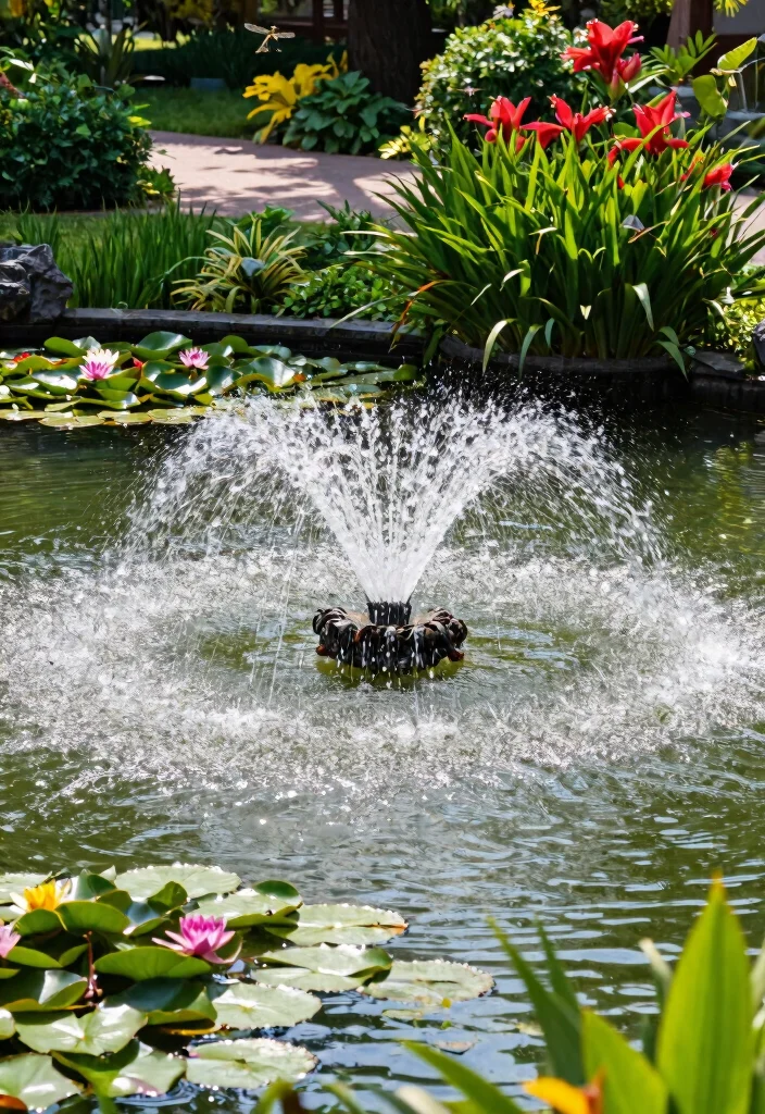 20 Modern Outdoor Fountain Designs You Will Love 6. Floating Fountain 0