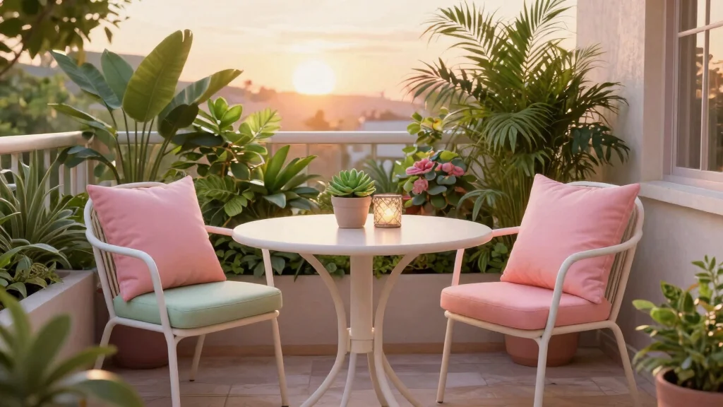21 Charming Patio Bistro Set Ideas for Small Balconies