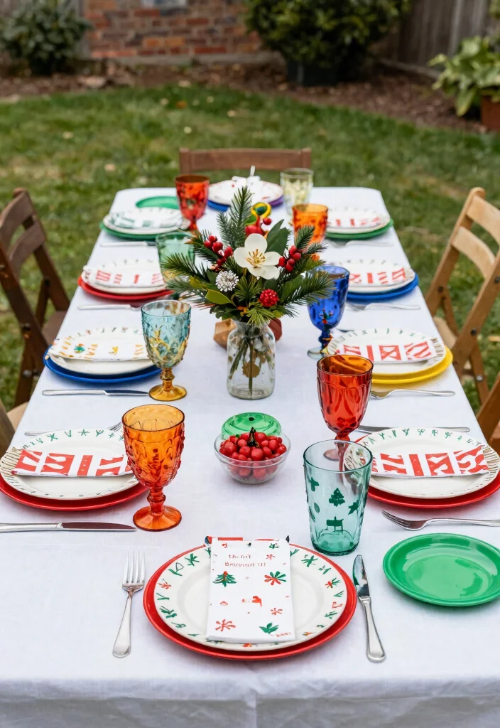 21 Epic BBQ Table Ideas for Your Outdoor Kitchen 15. Themed BBQ Table for Special Occasions 0