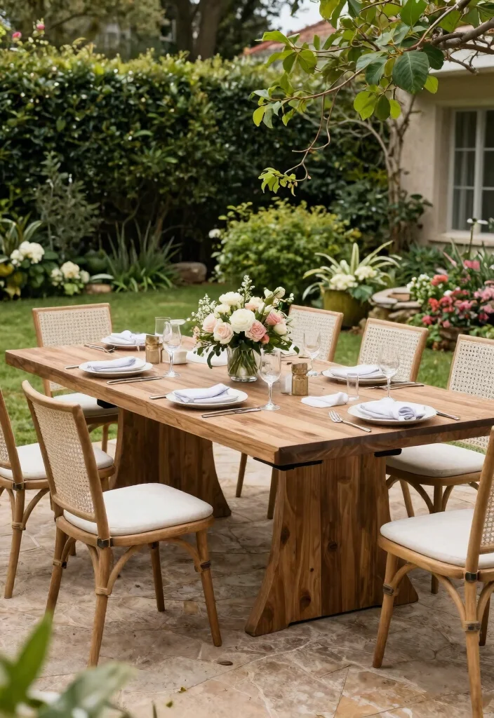 21 Epic BBQ Table Ideas for Your Outdoor Kitchen 9. Outdoor Dining Table Extension 0