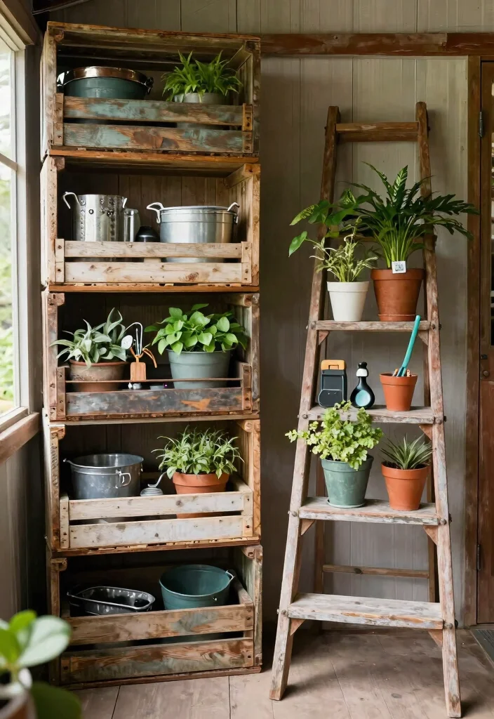 21 Genius Shed Tool Storage Ideas End the Clutter Now 12. Out of the Box Shelving 0