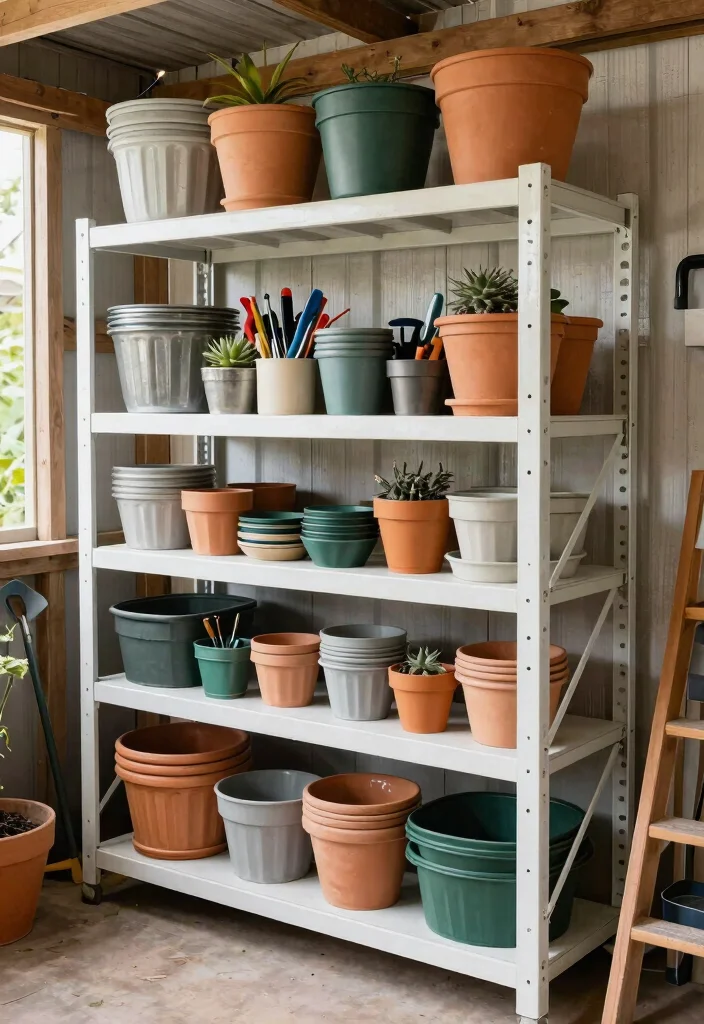21 Genius Shed Tool Storage Ideas End the Clutter Now 14. Adjustable Shelving 0