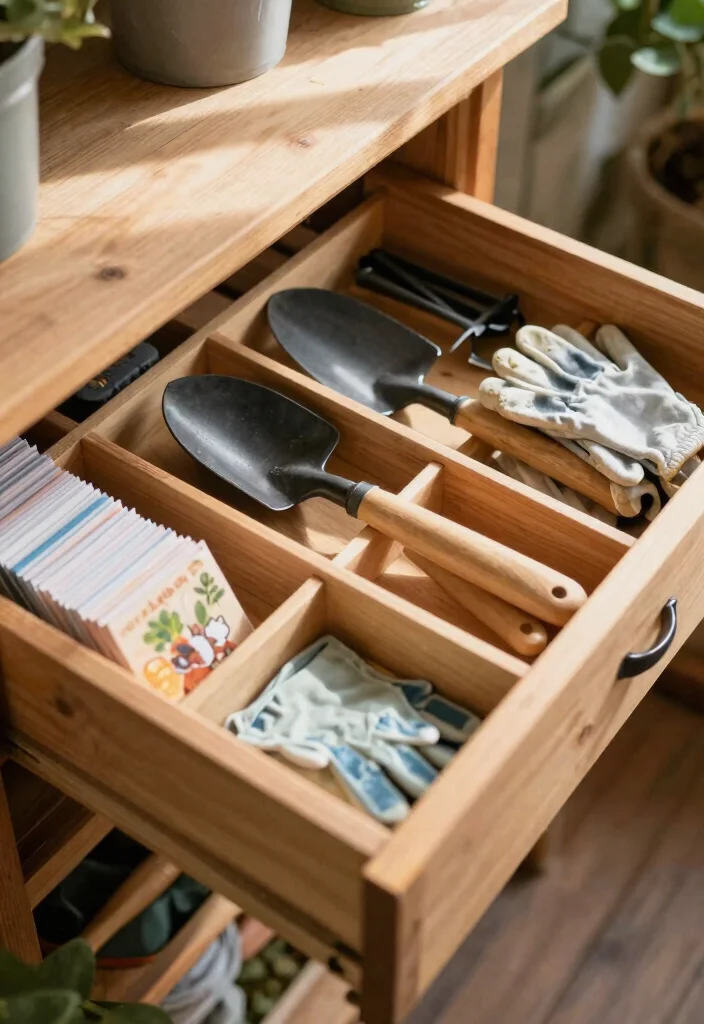 21 Genius Shed Tool Storage Ideas End the Clutter Now 5. Drawer Dividers 0