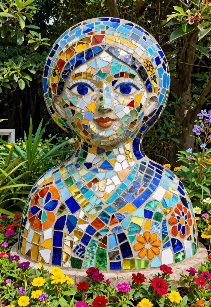25 Stunning Garden Sculpture Concepts to Elevate Your Yard 12 25 Stunning Garden Sculpture Concepts to Elevate Your Yard 12. Mosaic Art Pieces 0