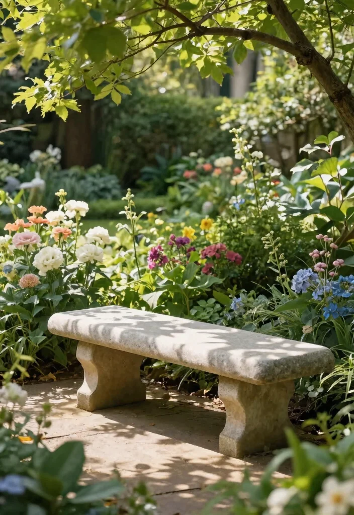 25 Stunning Garden Sculpture Concepts to Elevate Your Yard 3 25 Stunning Garden Sculpture Concepts to Elevate Your Yard 3. Stone Meditation Benches 0