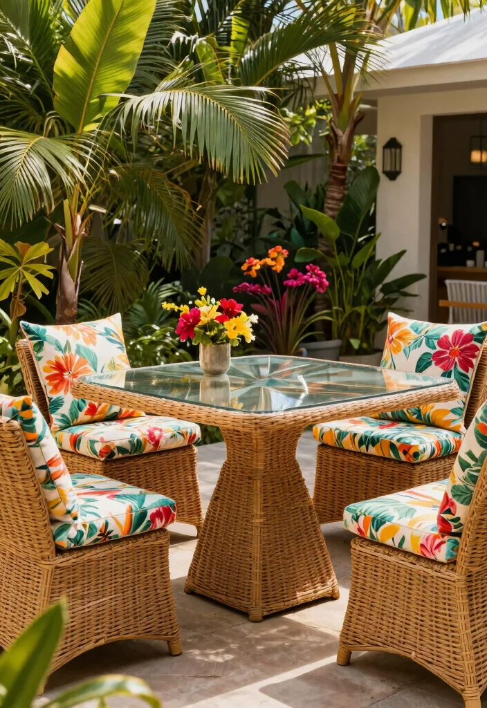7 Best High Top Bistro Table Set Options for Entertaining 3. Wicker High Top Bistro Table Set 0