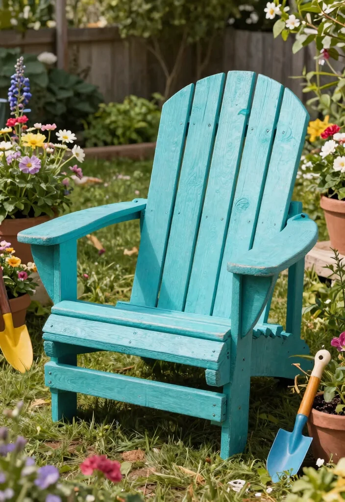 7 Easy High Top Adirondack Chair Plans for Sustainable Outdoor Comfort 4. Eco Friendly High Top Adirondack Chair from Pallets 0