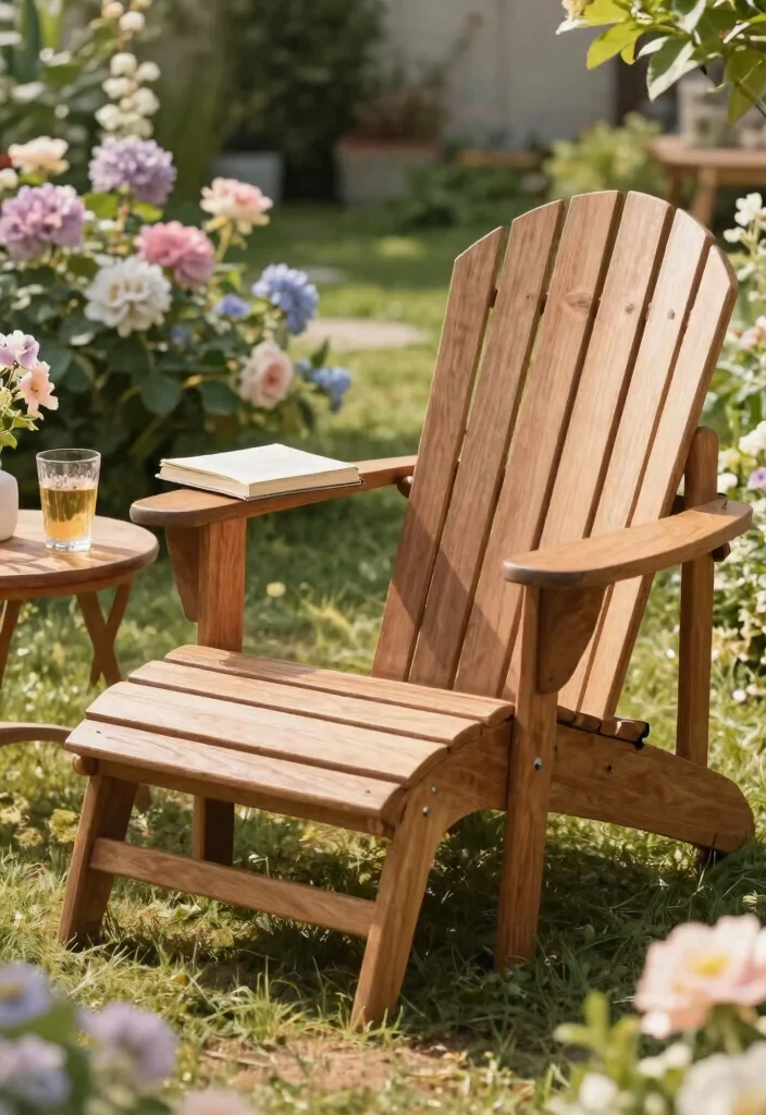 7 Easy High Top Adirondack Chair Plans for Sustainable Outdoor Comfort 6. High Top Adirondack Chair with Footrest 0