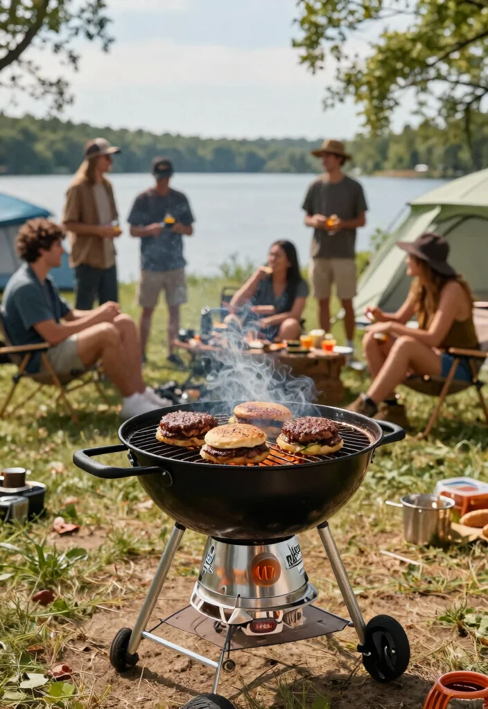 9 Best Portable Flat Top Grill Options for Smash Burgers 3. Coleman RoadTrip 285 Portable Stand Up Propane Grill 0