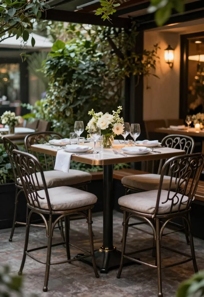 9 Chic High Top Patio Bistro Set Designs for Modern Outdoor Dining 9 9 Chic High Top Patio Bistro Set Designs for Modern Outdoor Dining 9. Elegant Outdoor Dining 0