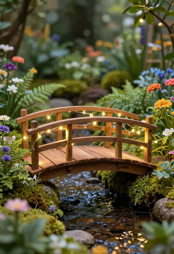 9 Natural Wooden Garden Sculpture Ideas Rustic Charm 5. Miniature Wooden Bridges 0